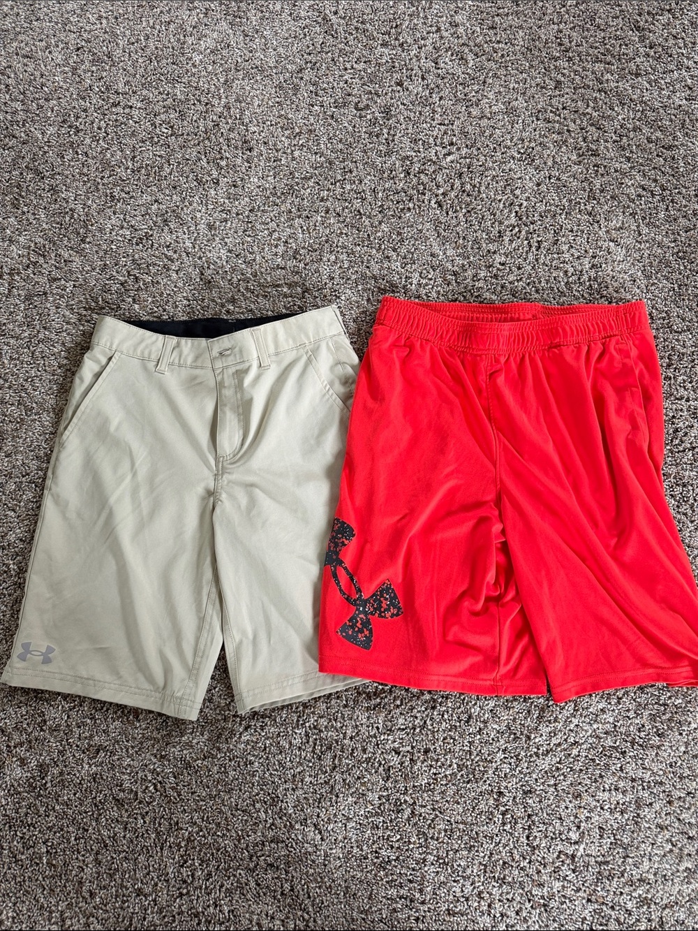 Under Armour Boys Shorts with Logo
